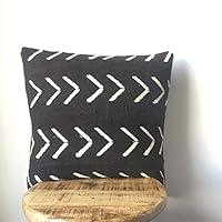 Algopix Similar Product 17 - Large Arrow Black Mudcloth Pillow Cover