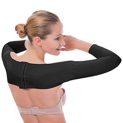 Upper Arm Compression Sleeve Shaper Crop Top - Posture Corrector Back  Supporter Women Liposuction Compression Garment, Black, Large :  : Clothing, Shoes & Accessories