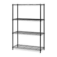 Algopix Similar Product 4 - Seville Classics 4Tier Black Epoxy NSF