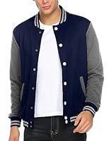 Algopix Similar Product 18 - COOFANDY Mens Stylish Varsity Jacket