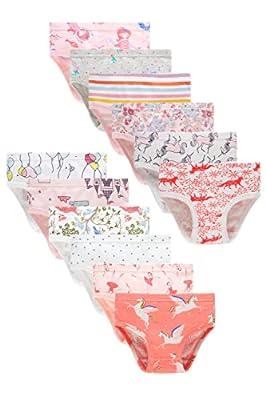 Baby Kids Underwear Breathable Cotton Panties Toddler Girls Undies Soft  Assorted Briefs 6-Pack