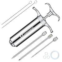 Algopix Similar Product 18 - JY COOKMENT Meat Injector Syringe 2oz
