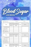 Algopix Similar Product 7 - Blood Sugar Log book Daily Diabetes