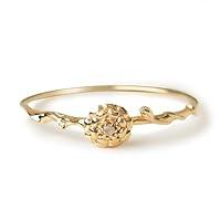 Algopix Similar Product 4 - HOLINSE Gold Birth Flower Ring with