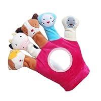 Algopix Similar Product 5 - Plush Hand Puppet 5 Animal Designs 