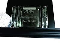 Algopix Similar Product 11 - Large Glass Block Laser Engraved Sand