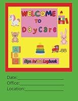 Algopix Similar Product 12 - Welcome to Daycare Sign Inout Logbook