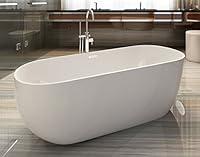 Algopix Similar Product 2 - ALFI brand AB8838 Tub, 59", White