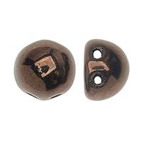 Algopix Similar Product 14 - CzechMates Glass 2Hole Round Cabochon