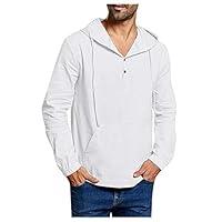 Algopix Similar Product 4 - Fanteecy Mens Hoodie Hippie Shirts