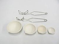 Algopix Similar Product 8 - CERAMIC CRUCIBLES 4 DISH CUP SIZES  2