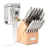 Algopix Similar Product 19 - KATISUN Kitchen Knife Set 15 Pieces