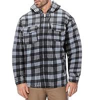 Algopix Similar Product 9 - vkwear Mens Heavyweight Flannel Fleece