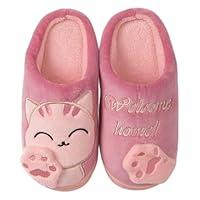 Algopix Similar Product 16 - dubuto Cute Animal Slippers for Girls