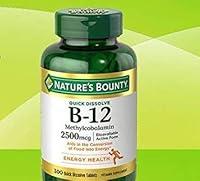 Algopix Similar Product 5 - Nature's Bounty B-12 2500mcg, 300 Tabs