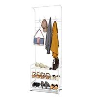 Algopix Similar Product 9 - alvorog Entryway Coat Rack Shoe Bench