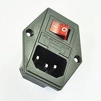 Algopix Similar Product 3 - SODIALR 3 Pin IEC320 C14 Inlet Module