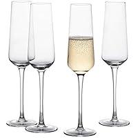 Algopix Similar Product 11 - GoodGlassware Champagne Flutes Set Of