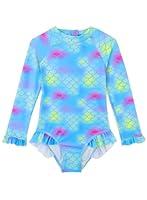 Algopix Similar Product 8 - Toddler Girl Mermaid Swimsuit Long