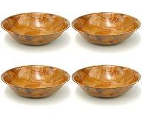 Algopix Similar Product 7 - Winco WWB10 Wooden Woven Salad Bowl