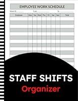 Algopix Similar Product 6 - Staff Shifts Organizer Weekly and