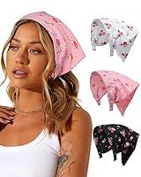 Algopix Similar Product 9 - AWAYTR 3pcs Hair Bandana for Women