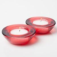 Algopix Similar Product 16 - Eastland Chunky Tealight Holder Red