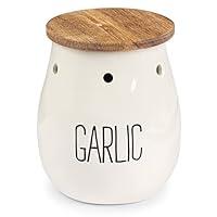 Algopix Similar Product 11 - Mud Pie Garlic Keepers (White)