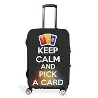 Algopix Similar Product 6 - Suitcase cover KEEP CALM AND PICK A