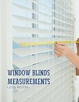 Algopix Similar Product 2 - Window Blinds Measurements Log Book