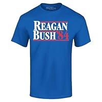 Algopix Similar Product 13 - Reagan Bush 84 Retro TShirt Vintage