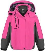 Algopix Similar Product 8 - MORCOE Girls 3 in 1 Ski Jacket Outdoor