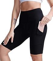 Algopix Similar Product 2 - High Waisted Yoga Shorts for Women