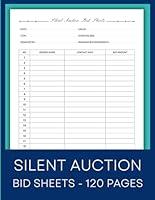 Algopix Similar Product 6 - Silent Auction Bid Sheets Silent