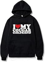 Algopix Similar Product 2 - IOELOVEO I Love My Girlfriend Hoodie