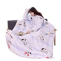 Algopix Similar Product 19 - callm Winter Lazy Quilt with Sleeves