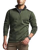 Algopix Similar Product 5 - CQR Mens Thermal Fleece Quarter Zip