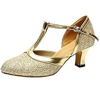 Algopix Similar Product 18 - HENWERD Womens Glittering Latin