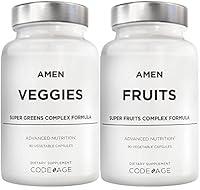 Algopix Similar Product 5 - Amen Fruits  Veggies Vitamins Bundle