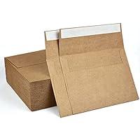 Algopix Similar Product 12 - AZAZA 100 Pack A7 Brown Kraft Paper