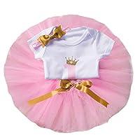 Algopix Similar Product 3 - NNJXD Girl Crown Tutu 1st Birthday 3