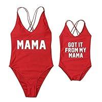 Algopix Similar Product 4 - Mommy and Me Swimsuit Family Matching