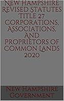 Algopix Similar Product 19 - New Hampshire Revised Statutes Title 27