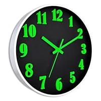 Algopix Similar Product 2 - Ziprote Wall Clock Glow in Dark Wall