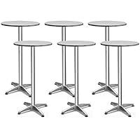 Algopix Similar Product 18 - Giantex Bistro Bar Table Aluminium
