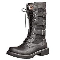 Algopix Similar Product 1 - Black Tide High Boots for Mens Casual