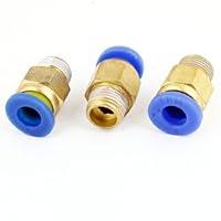 Algopix Similar Product 20 - uxcell 6mm Push in Male Thread Quick