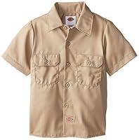 Algopix Similar Product 4 - Dickies Boys Twill Shirt Desert Sand