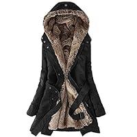 Algopix Similar Product 1 - Gillberry Womens Warm Fur Collar Long
