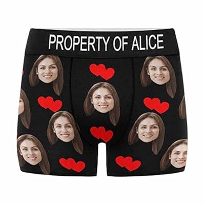 Custom Underwear With Face, Personalized Boxer, Anniversary Gift For  Boyfriend